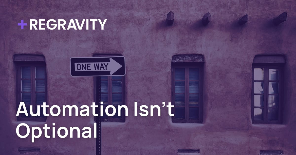 Automation Isn’t Optional