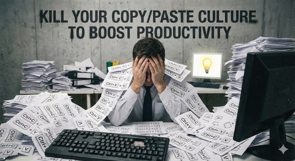 Kill Your Copy/Paste Culture to Boost Productivity
